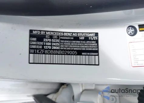 2022 Mercedes-Benz E 350 from USA, damaged, VIN W1KZF8DB8NB029005